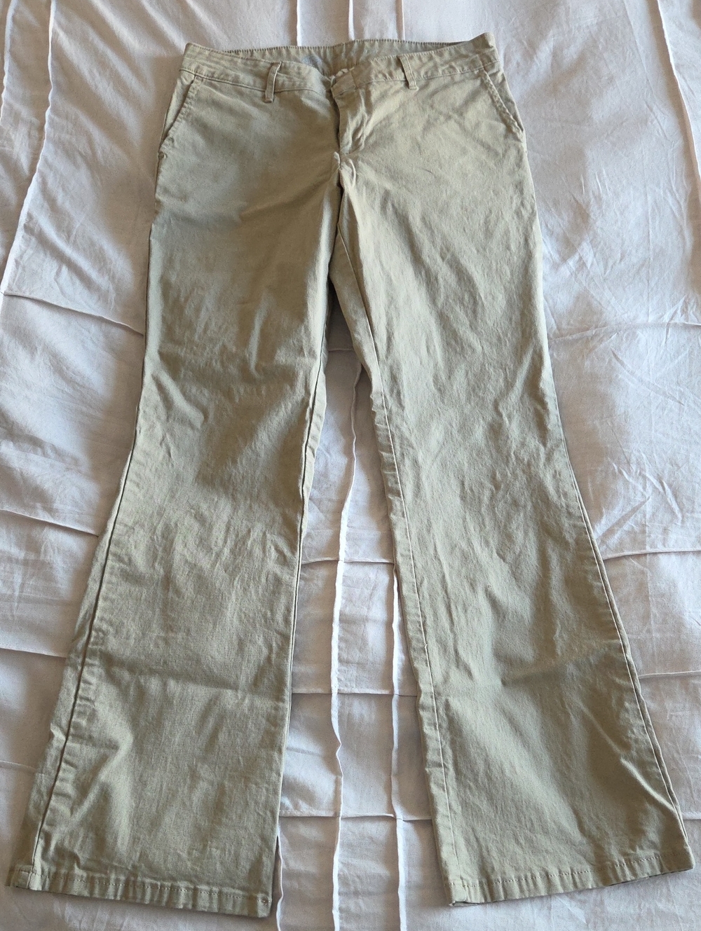 Dickies Beige Boot Cut Pants